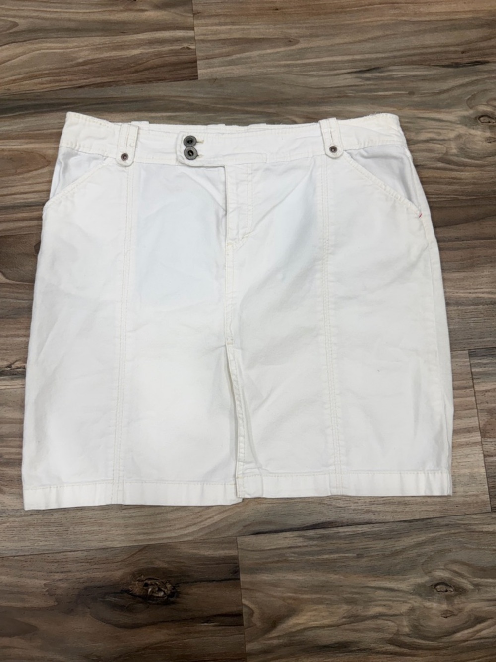 American Eagle Outfitters White Jean Skirt
